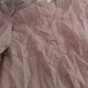 Dull Pink Pocket Kurta For Men Size L