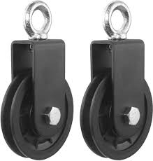 Dinetic 2 Pack Nylon Gym Cable Pulley Wheel
