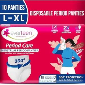 Everteen Disposable Period Panties For Women & Girls LXl Size 10 Pads
