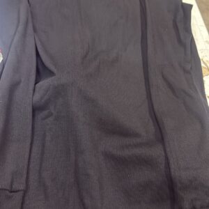 Men Black Color High Neck T Shirt Size L