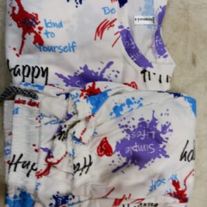 Women Dress White Printed Size M