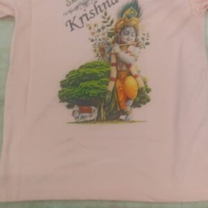 Men T Shirt Peach Colour Size M