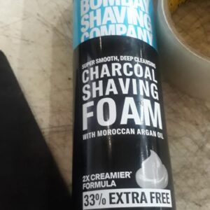 Bombay Shaving Company Charcoal Shaving Foam Charcoal Argan Oil 266 Ml