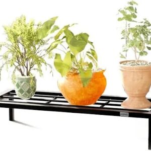Metal Pot Stand Black Color