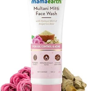 Mamaearth Multani Mitti Face Wash With Multani Mitti & Bulgarian 100 Ml Pack Of 2