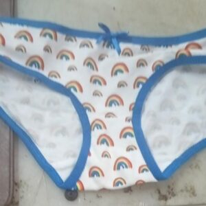 Kids Girls Printed Panty Size 4 To 5 Years White