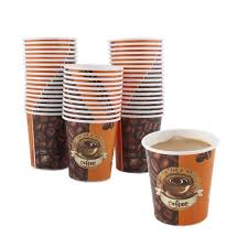 Disposable Printed Paper Glass Paper Cups For Tea Size 60Ml Pack Of 50 Pieces