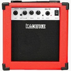 Kadence 10W Guitar Amplifier Red And Black Colour KadAmpGa10