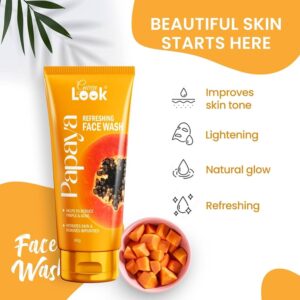 Gwen Look Papaya Face Wash for Glowing Gentle Skin 60 GM