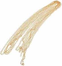 Generic Unfinished Curb Chain for Necklace Jewelry Making Chains Gold