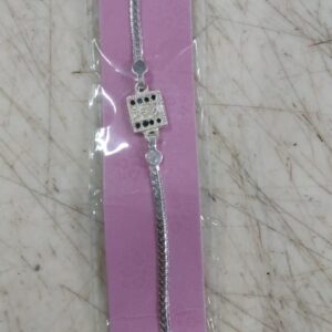 Bharat Silver Plated Beautiful Bracelet Rakhi for Men