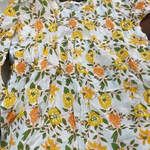 polyesterPoint Jaipuri print Shorts frock SIZE S