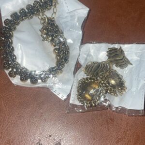 Name NECKLACE SET Base Metal Five Metal Plating Gold Plated Stone Necklace and Earrings