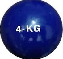 Ankaro Through Ball Blue Shot Put 4 kg Iron Turn Shot Put