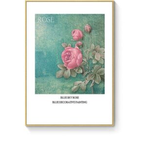 Multicolour Flower Wall Scenery For Home Size L 2X4 Feet