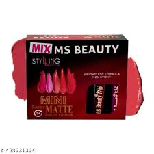 Twelve Pieces Lipstick 4Ml Combo Of Different Shades