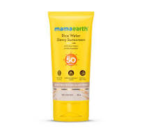 Mamaearth Rice Water Dewy Sunscreen 80G