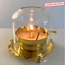 Akhand Diya For Puja With Adjustable Bati