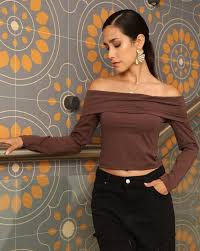 Shein Brown Tops For Women Size Xl