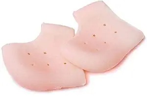 Twice Silicone Gel Heel Pad Socks For Pain Relief 1 Pair