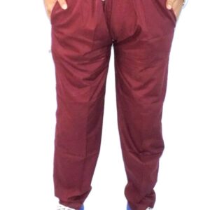 Lcpp5 Lezan Cotton Plain Pajama Mehroon Colour Size Xxl