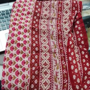 Women Red Cotton Printed Dupatta