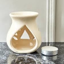 Pure Source India Ceramic Clay Oil Burner Oil Diffuser Aroma Diffuser Coming With Light Candle