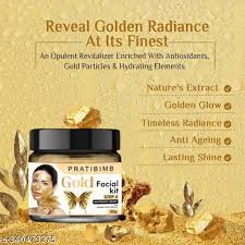 Pratibimb Gold Facial Kit Exfoliating 50G
