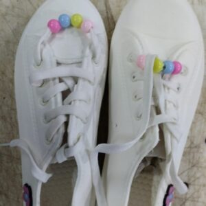 Girl Shoes Color White Size 35