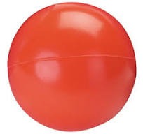 Red Ball Plastic 1Pcs