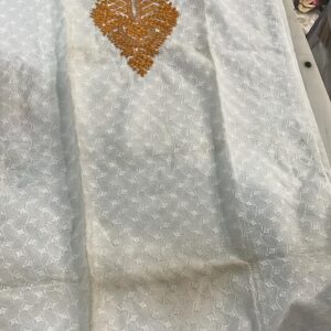 Sequences White Stylish Kurti With Embroidery For Women And Girl Size 36