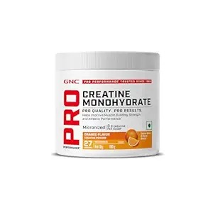 Gnc Pro Performance Creatine Monohydrate 3000Mg Orange Flavour 100G