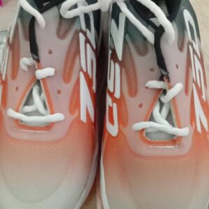 Orange And White Color Running Shoes For Men Size 7