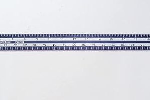 Straight Ruler Plastic Tailoring Scale 60 Cm