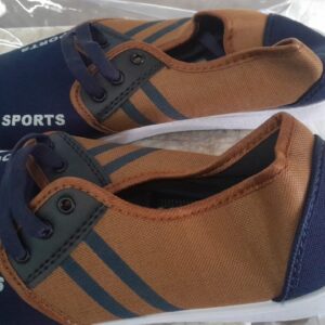 Mens Shoes Navy Blue Brown Size 9