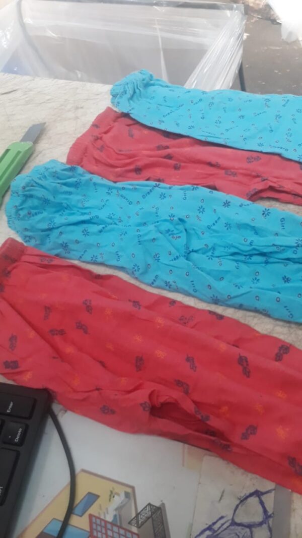 Boys And Girls Cotton Printed Pyjama Pink Blue Color Size 12 To 16 Month Pack Of 4