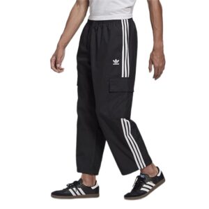 Adidas Originals MenS Adicolor Cargo Pants Black Colour Size Xxl