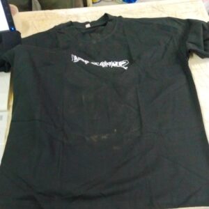 Girls Black Printed Colour Casual T Shirt Size S