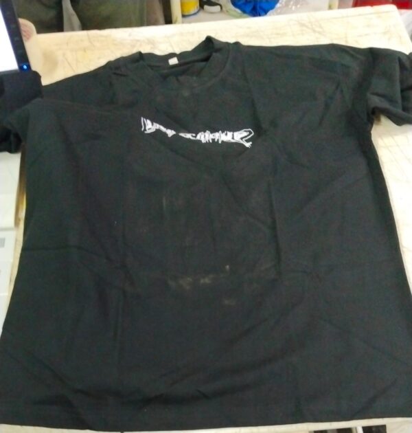 Girls Black Printed Colour Casual T Shirt Size S