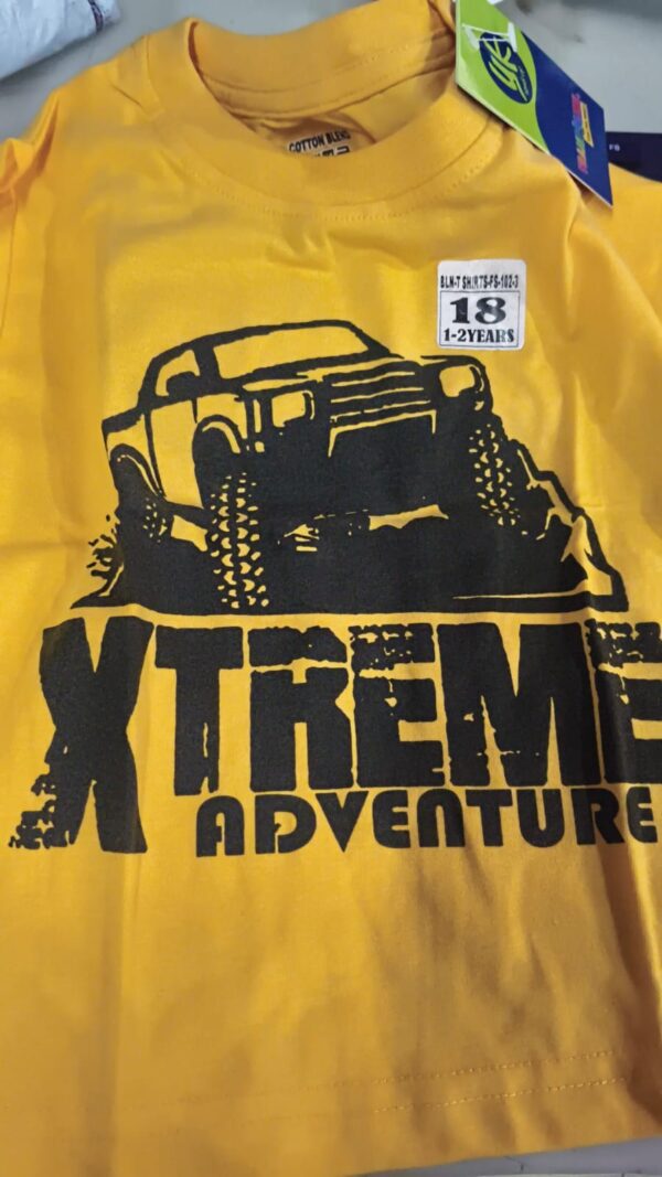 Cotton Yellow Print Shirt 18 12 Yrs