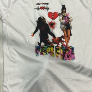 Free Fire Printed T Shirt White Colour Size 34