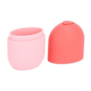 Ice Face Roller Ice Mold For Face Reusable DesignEasy Operation Ice Facial Cube For Face Massage New Pink