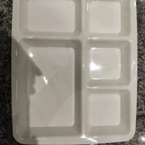 Transparent Heavy Lid Ideal For Canteens Hospitals & Midday Lunch Platters Pack Of 2Pc