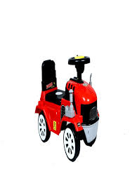 Wild machine 1 step kids farm tractor rider red