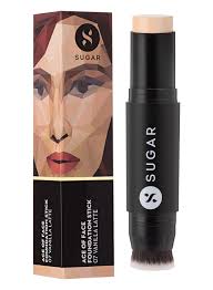 SUGAR Cosmetics Ace Of Face Foundation Stick with In Built Brush 12gm 07 Vanilla Latte