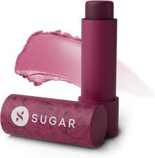 SUGAR Cosmetics Tipsy Lip Balm For Dry Chapped Lips With Vitamin E Shea Butter and Jojoba Oil 4 5gm 07 Bramble