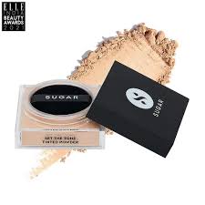 Sugar Set The Tone Tinted Powder 15 Cappuccino Light Medium 15g