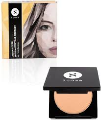 SUGAR Cosmetics Dream Cover Matte Compact Powder For All Skin Types With Spf 15 Vitamin E Blurs Pores 45 Con Panna Medium Deep 6 Gram Cream