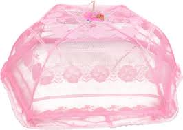 Private Lable Kids Washable PINK NET Mosquito Net Pink colour