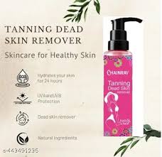 Chainray Dead Skin Tan Removal for Men Women Skin Brightening De Tan Get Glowing Soft Skin 100ml